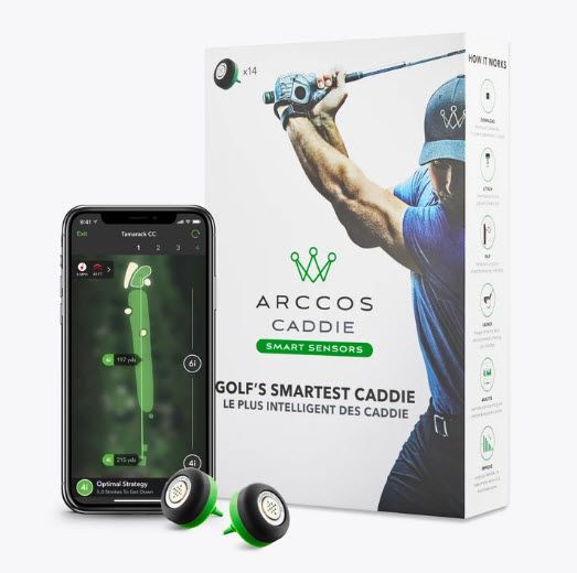 Obsessed: Arccos Caddie Smart Sensors are a great product for obsessed golfers