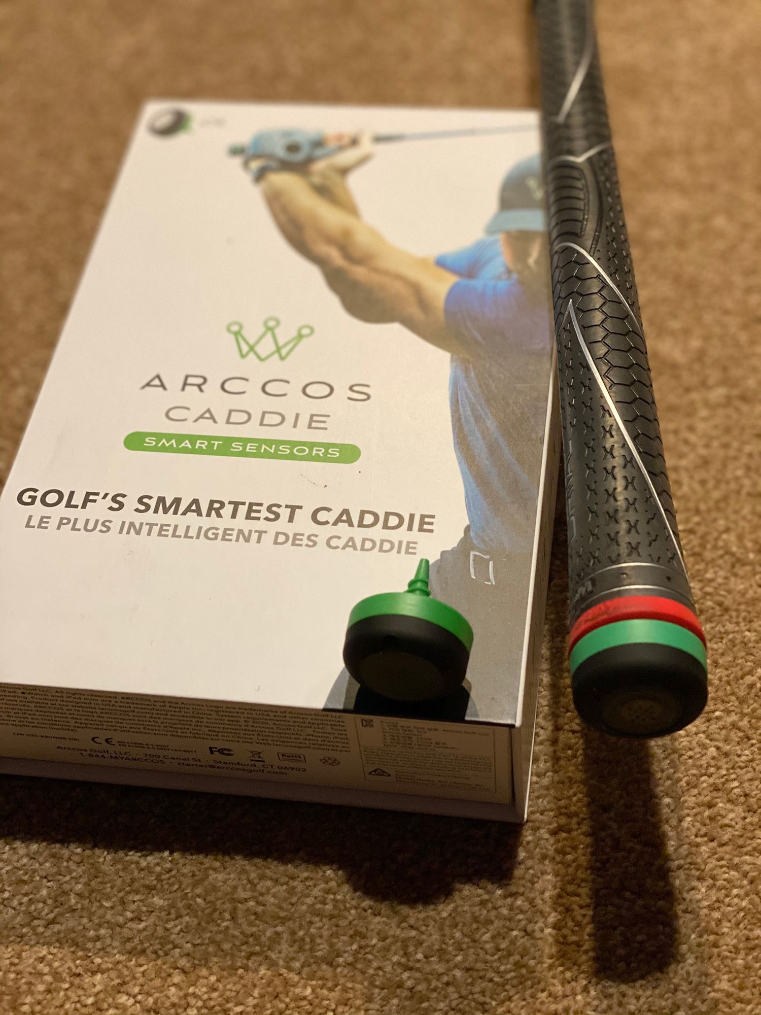 Obsessed Arccos Caddie Smart Sensors are a great product for obsessed golfers